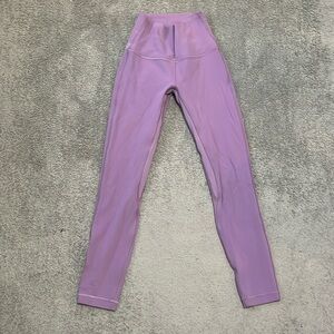 VGC Lululemon High Rise Align Leggings - Wisteria Purple - Size 2